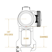 Load image into Gallery viewer, Scalarworks LEAP/01 1.93&quot; (Aimpoint) Mount - Black