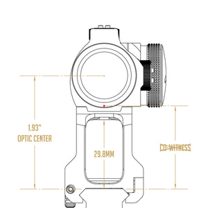 Scalarworks LEAP/01 1.93" (Aimpoint) Mount - Black